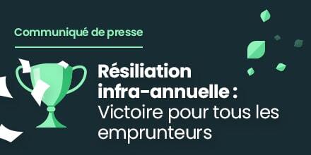 Résiliation infra-annuelle : Victoire pour tous les Emprunteurs et futurs Emprunteurs !